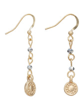 Load image into Gallery viewer, Gold Medallion Beaded Layered Necklace and Earring Set
