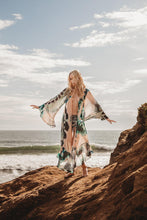 Load image into Gallery viewer, Pre-Order Sakura Kimono in Teal Tie Dye
