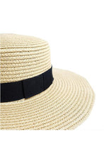 Load image into Gallery viewer, Spring/Summer Flat Top Wide Brim Women's Hat
