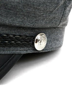 Load image into Gallery viewer, Fierce Leather Canvas Baker Cap
