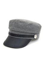 Load image into Gallery viewer, Fierce Leather Canvas Baker Cap
