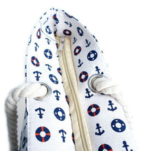 Load image into Gallery viewer, Nautical Summer Tote Bag
